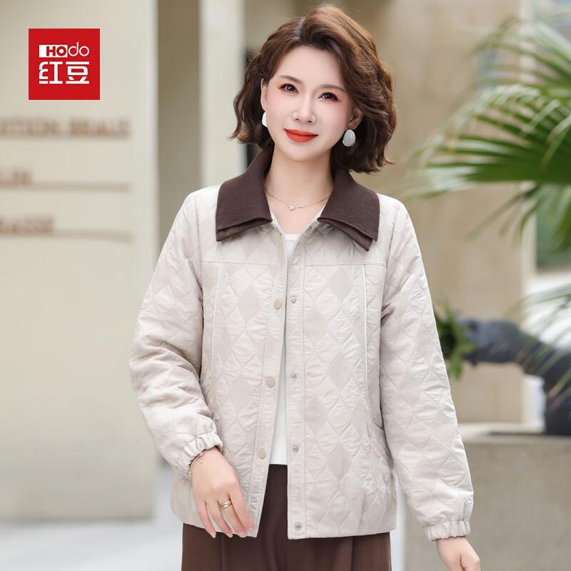 Hodo Women s Mid-Aged Spring Long Sleeve Shirt Jacket XL