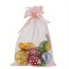 50pcs Organza Drawstring Jewelry Small Bag for Earring Favor Wrapping Packing Pouch Packaging Wedding,Christmas Gift Packaging