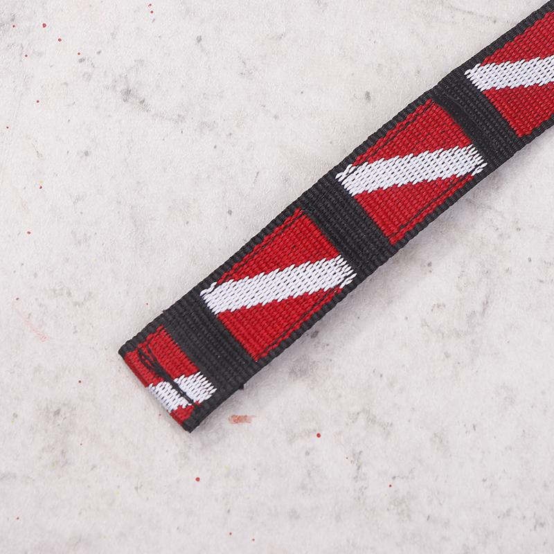 1Pcs Adjustable  Diving Wrist Strap Lanyard Webbing Band With Metal D-Ring Freediving Webbing Holder Strap Swim Pool Parts