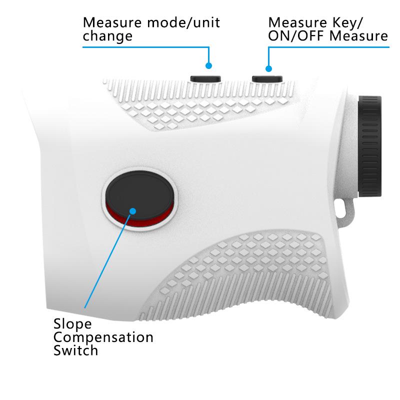 Long-Range Golf Laser Rangefinder & Speedometer - 1000m Outdoor Distance Measuring Device