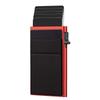 RFID-Protective Ultra-Thin Aluminum Card Holder - Anti-Skimming Metal Sleeve with Side Push Design.