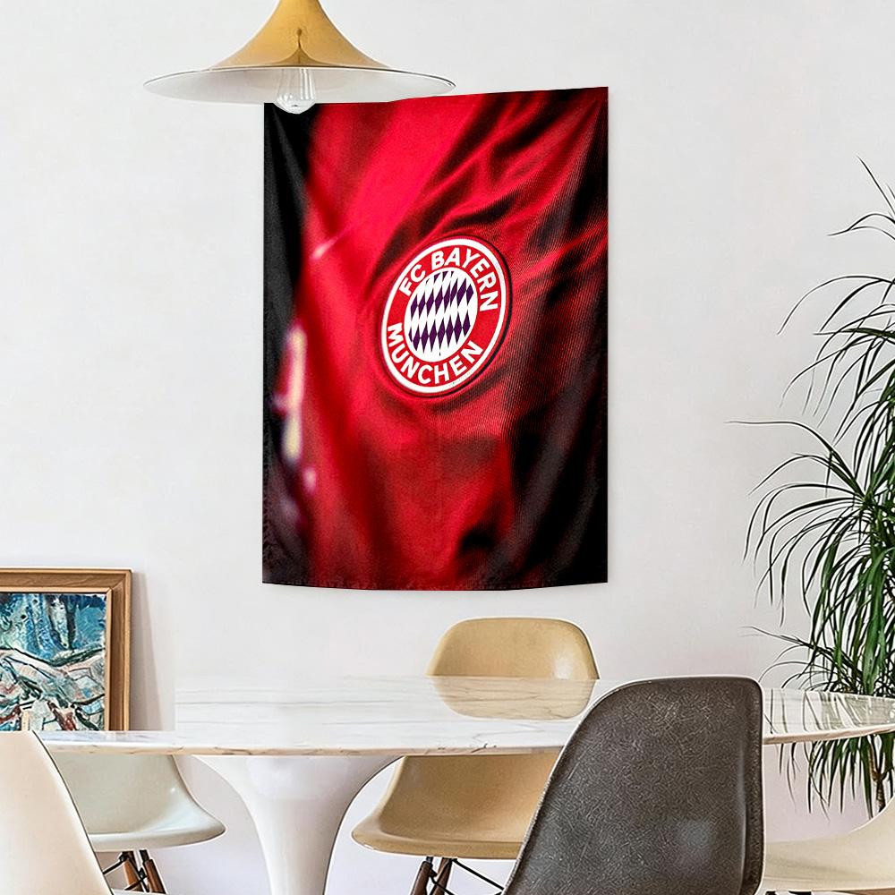 Fc Bayern Munich Wall Decor Tapestry Art For Pet Memorial Birthdaywedding Party Backdrop Family Gift