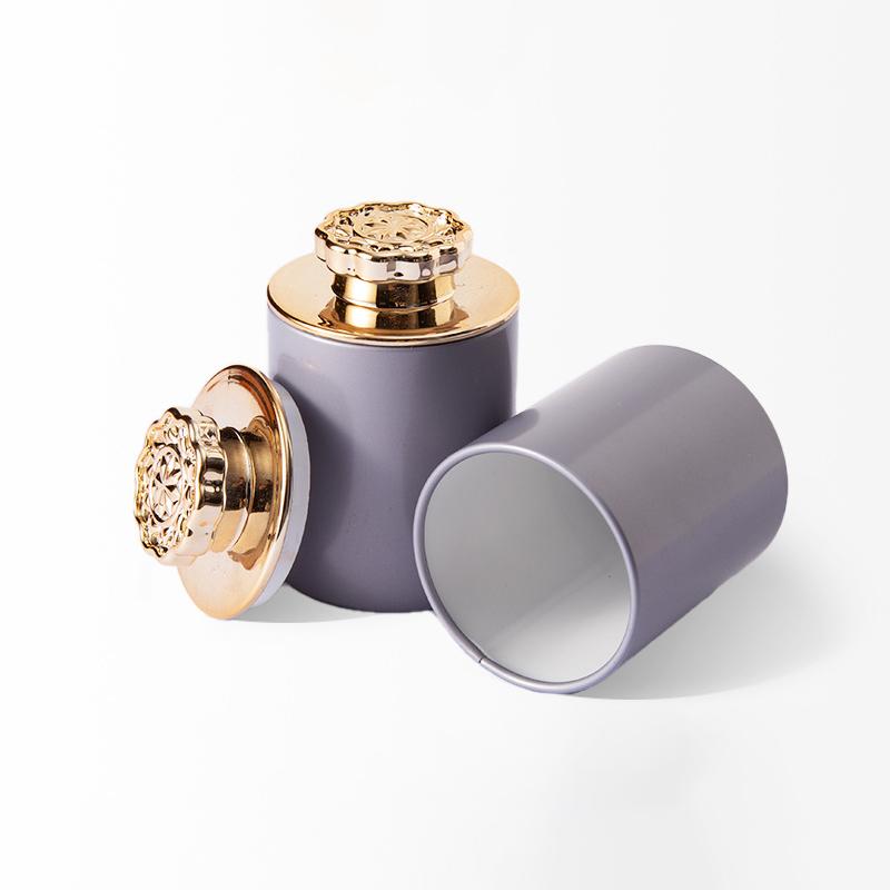 Mini Černý čaj Zelený čaj Malý čaj Jednobarevná Vzduchotěsná Nádoba Odolná proti zápachu Úschovna bylinek Kovová Uzavřená Plechovka Nádoba na čaj Úložné Krabice