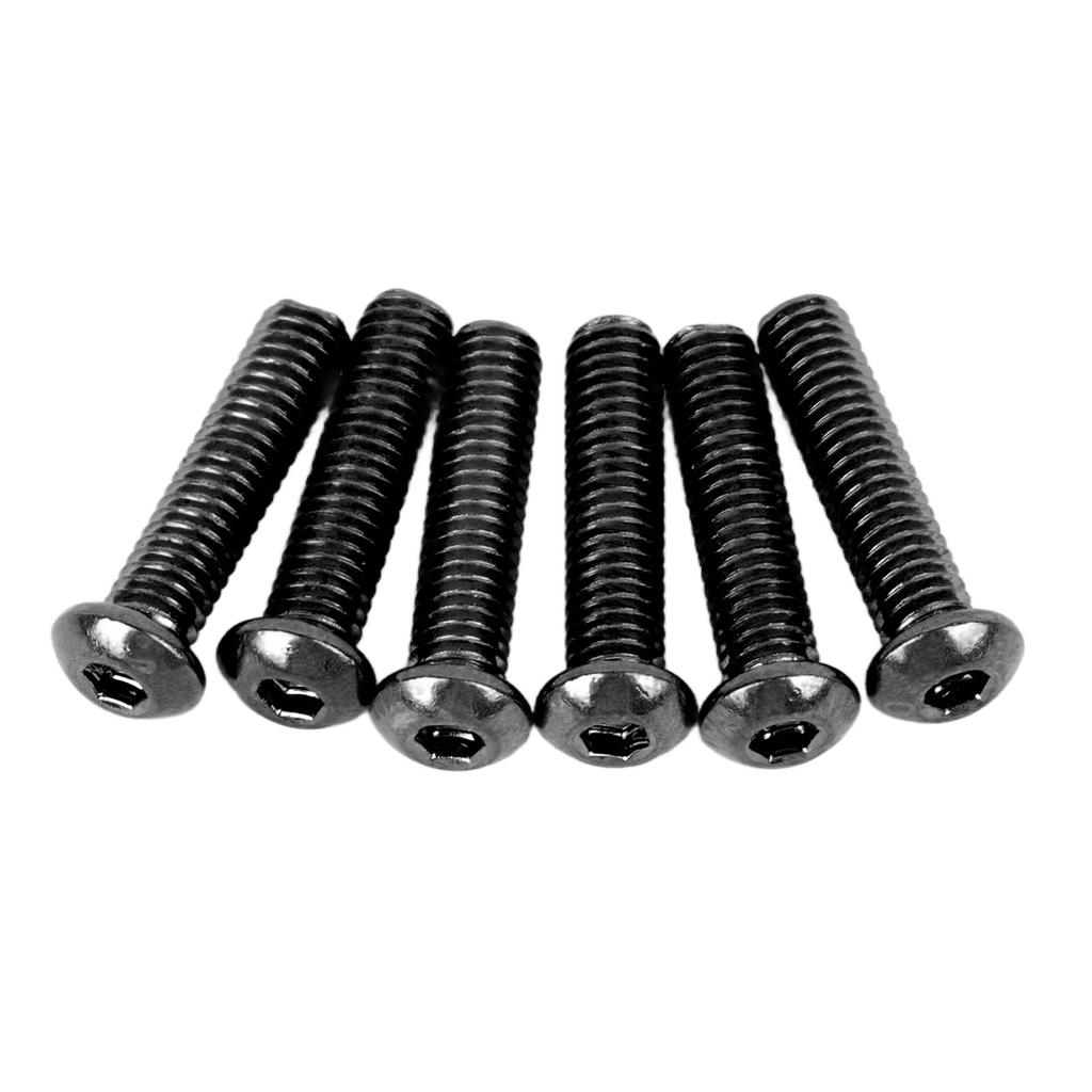 6 PCS Double Rocker Bridge Saddle Mounting Hex Screws Instrument Accessories Lock Screws for