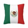 Mexican Flag Pillow Case Polyester Cushion Cover Home Office Car Pillow Cover Decorative Sofa Cushions Throw Pillowcases 45x45cm