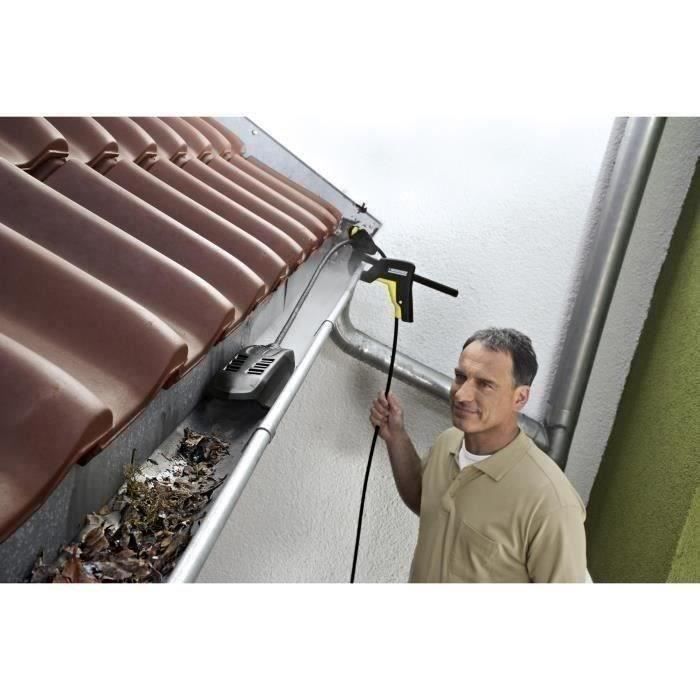 Kit Nettoyage Canalisations + Gouttières KÄRCHER - Haute Pression - 20m - Tête En Laiton