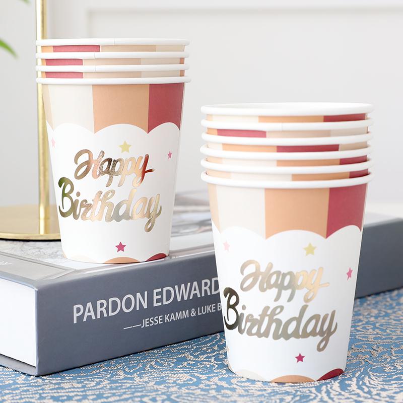 Kids' Party Disposable Tableware: Birthday Tablecloth, Cake Plates, and Dessert Table Decor