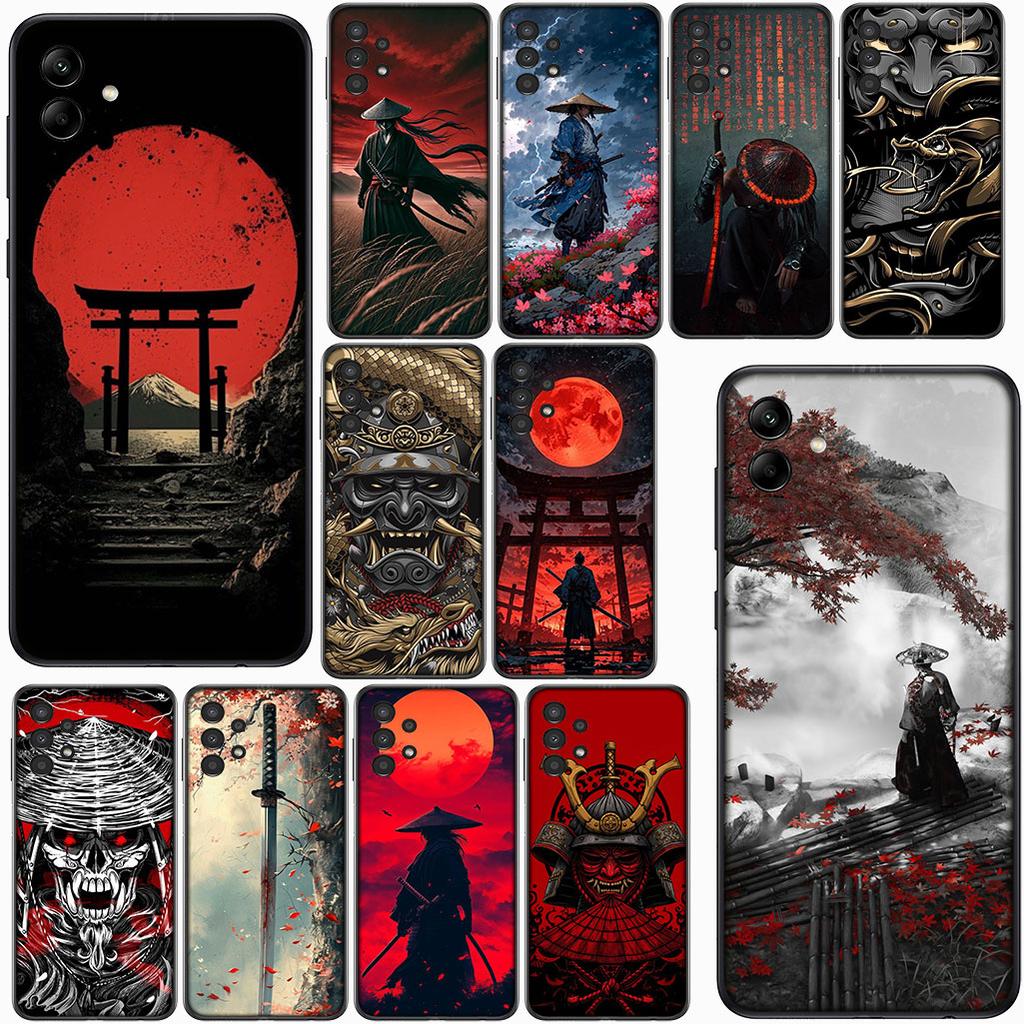 Cover for Xiaomi Redmi Note 13 A3 14 Pro Plus 9T 14C 13C 13X 9C NFC + Pro+ 5G 4G Phone Case Bushido Samurai Japan Ninja Oni Mask