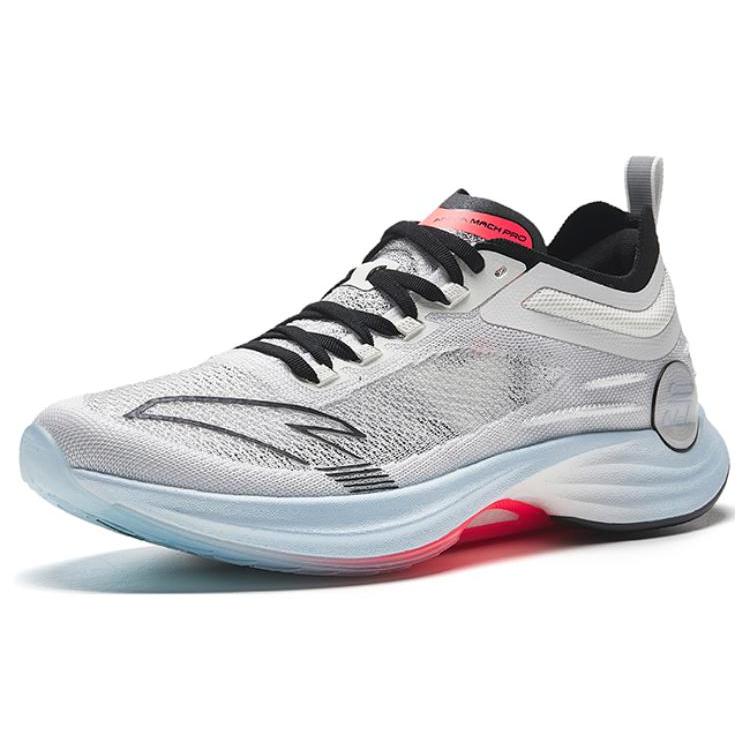 Anta Mach Pro Versatile Slip Resistant, Abrasion Resistant, Breathable Low top Nitrogen Technology Running Shoes Men's 112335584-1