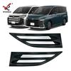 For Toyota Noah Voxy 90 Series    Exterior Chrome Black Rear Door Trunk Strip Rear License Plate Frame Side Trim Strip