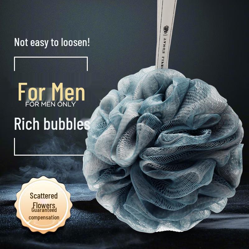 

Premium Men s Dual-Net Bath Pouf