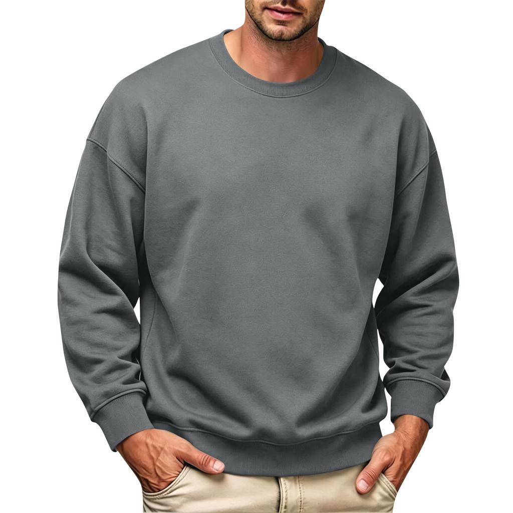 Men's Winter Neck Sweatshirt for Casual Everyday Wear