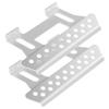 2Pcs Side Pedal Plates Step Running Boards Foot Plate for 1/10 Axial SCX10 RC Crawler Car Upgrades Parts Body for Shell