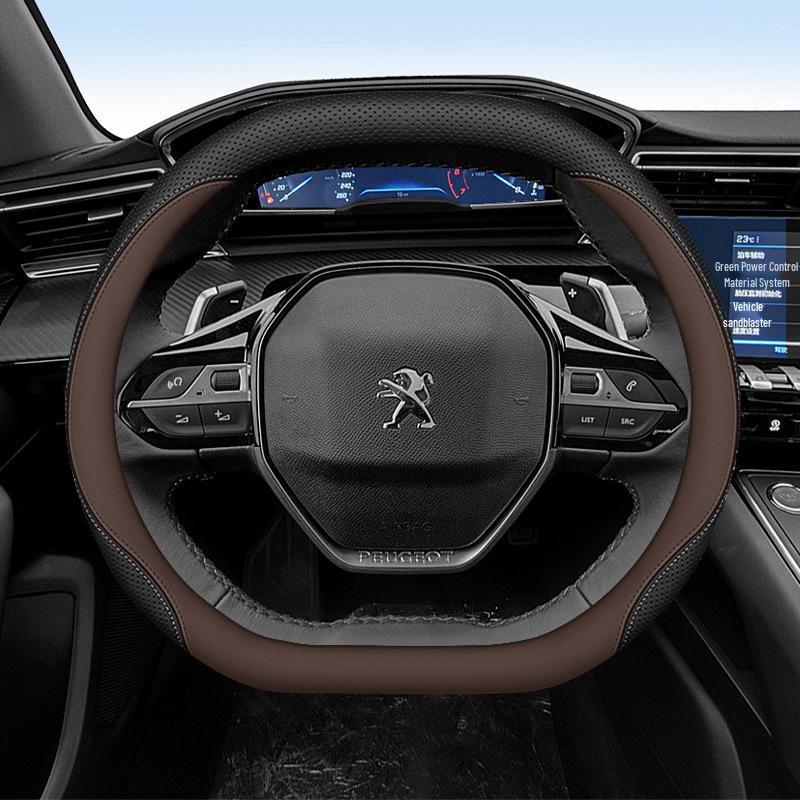 Ultradünne, rutschfeste Lenkradabdeckung für Peugeot 408X, 308, 301, 508, 3008 - Ganzjahres