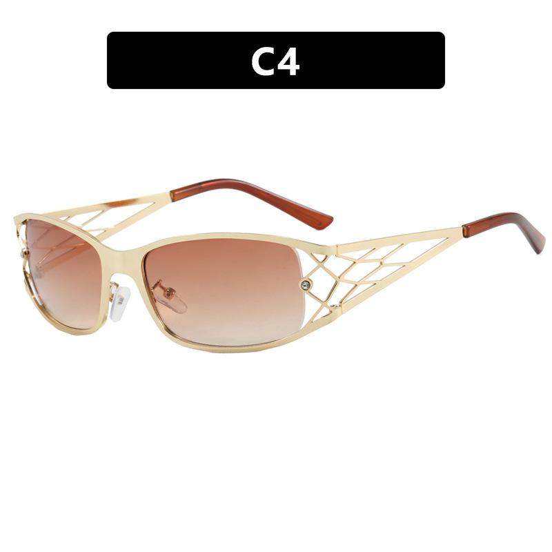 JYL Oversized Sunglasses UV400 Unisex Steampunk Gradient Mirror / 8083