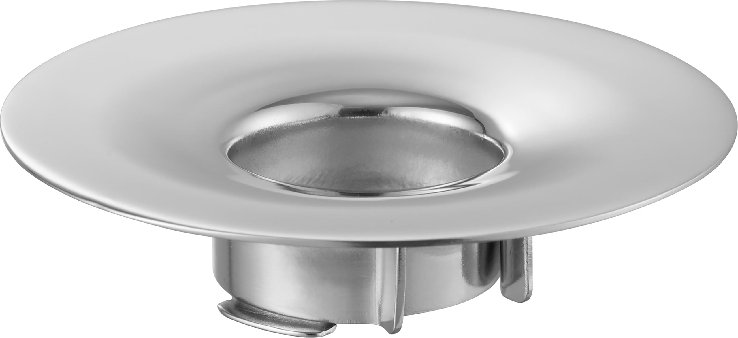 

Yamazaki Tower Stainless Steel Washbasin Drain Garbage Net x x Hair Easy to Model 1681 Holder, Silver, W6.4 D6.4 H1.6cm, Catcher, Clean,