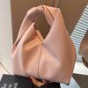 Design Small PU Leather Top-Handle Shoulder Bag for Women 2026 New Trend Fashion Y2K Handbags and Purses Females Bucket Bags