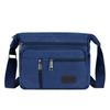 Men's Canvas Multi-Pocket Crossbody Shoulder Bag