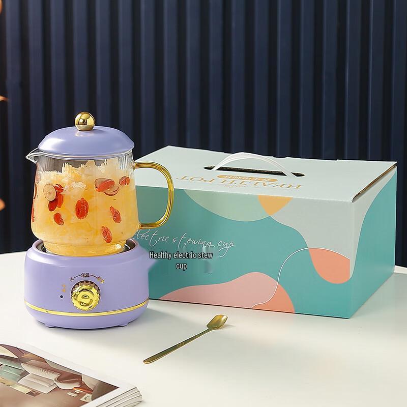 Shangqi 600ml Insulated Glass Health Cup