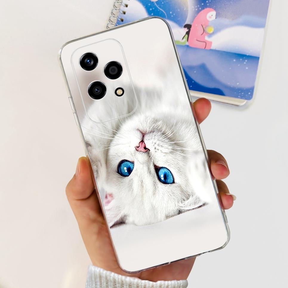 For Honor 200 Lite Phone Cover Case Cool Cartoon Dragon Space Man Cute Cat Funda Soft Clear Silicone Huawei Honor 200 Pro 200 5G