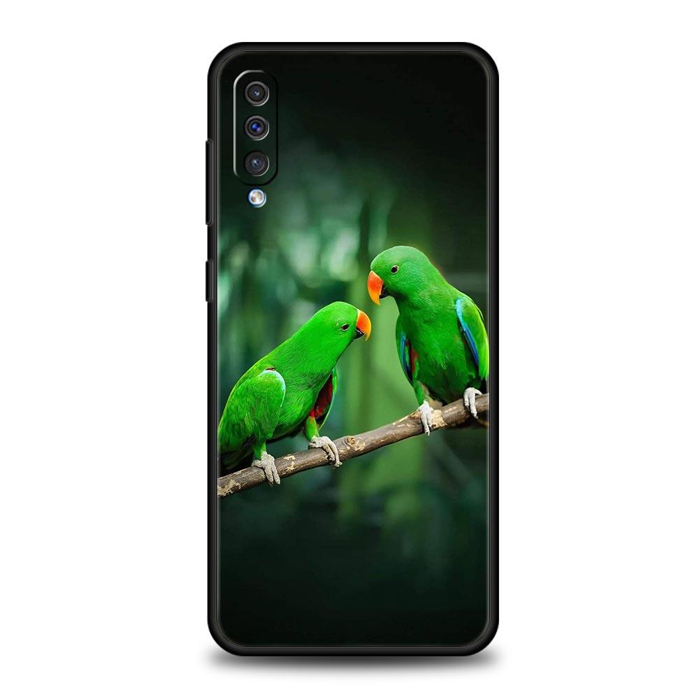 Parrot Bird Phone Case For Samsung Galaxy A56 A36 A26 A34 A17 A16 A06 A14 A12 A54 A72 A70 A30 A24 A22 A20e A52 A50 A40 A32 Cover