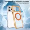 Crystal Clear Magnetic Case With Metal Gear Kickstand Anti Slip Raised Camera Protection For iPhone 12 13 14 15 16 17 Pro Max Wireless Charging