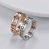 Lover Titanium Steel 6mm Hollow Out Ring Jewelry