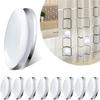 12-Pieces/lot Reliable Magnetic Curtain Holders Waterproof Curtain Magnet Shower Drapery Counterweights for Bathroom