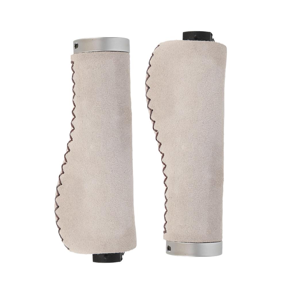 Fahrradlenkergriffe Verhindern Rutschen Ergonomisches Design Kunstleder Fahrradlenkergriffe mit Lenkerenden für Mountainbikes