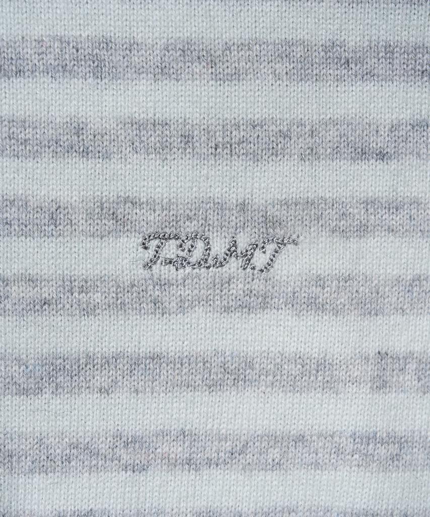TTUDEMENT Essential Cash Blend Stripe Knit_Mint
