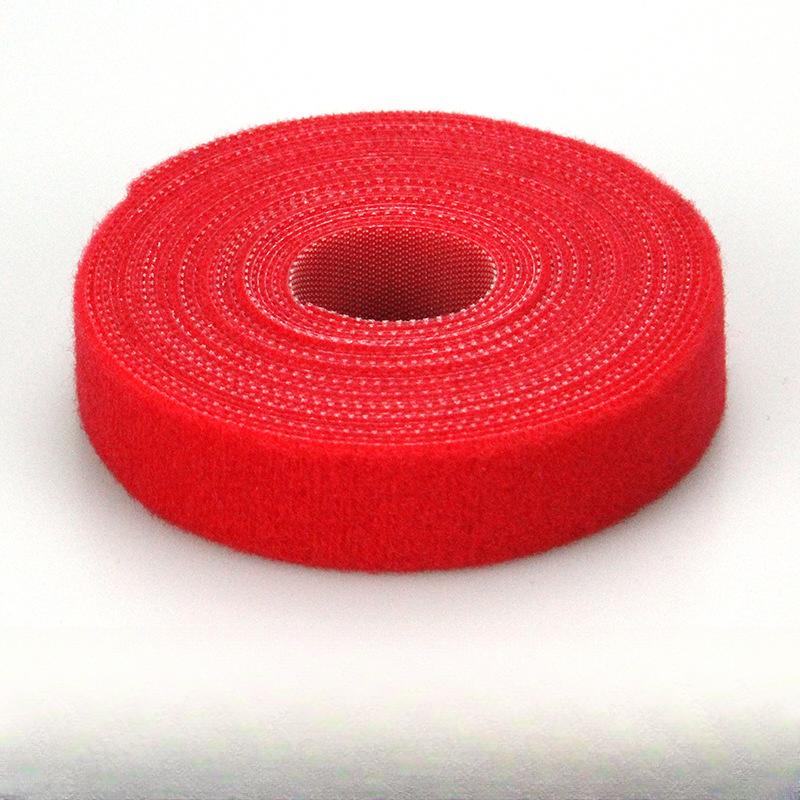5 Meter/Rull Nylon Kabelbinder Strøm Wire Loop Tape Multifunksjon Nylon stropper Feste gjenbrukbar