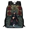 NARUTO Anime Kids Backpack Adjustable Shoulder Strap Front Pocket Lightweight Durable School Backpack For Boys Girls Age 6-11