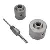 2PCS Hole Saws 1PC Connecting Rod Aluminum Case 60mm 80mm Electric Hammer Drill Opener for Concrete