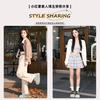 New Bow Little White Shoes Women's 2025 Autumn Platform Muffin Shoes Casual Versatile Shoes Children's Fashion Women's Shoes Trend