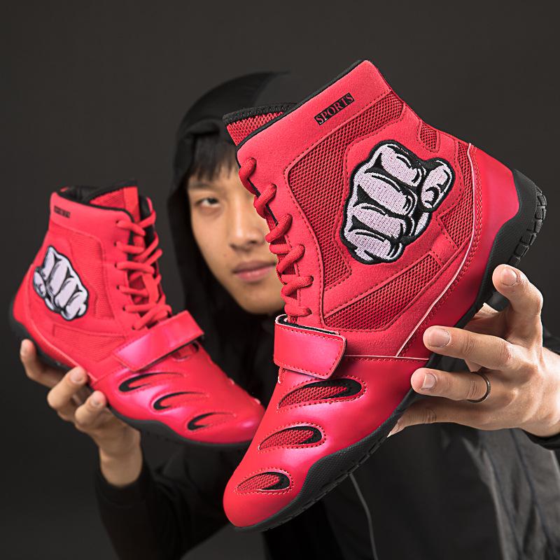 Unisex Non-slip Boxing and Wrestling Shoes - Lightweight, Wear-resistant, Anti-fall Design