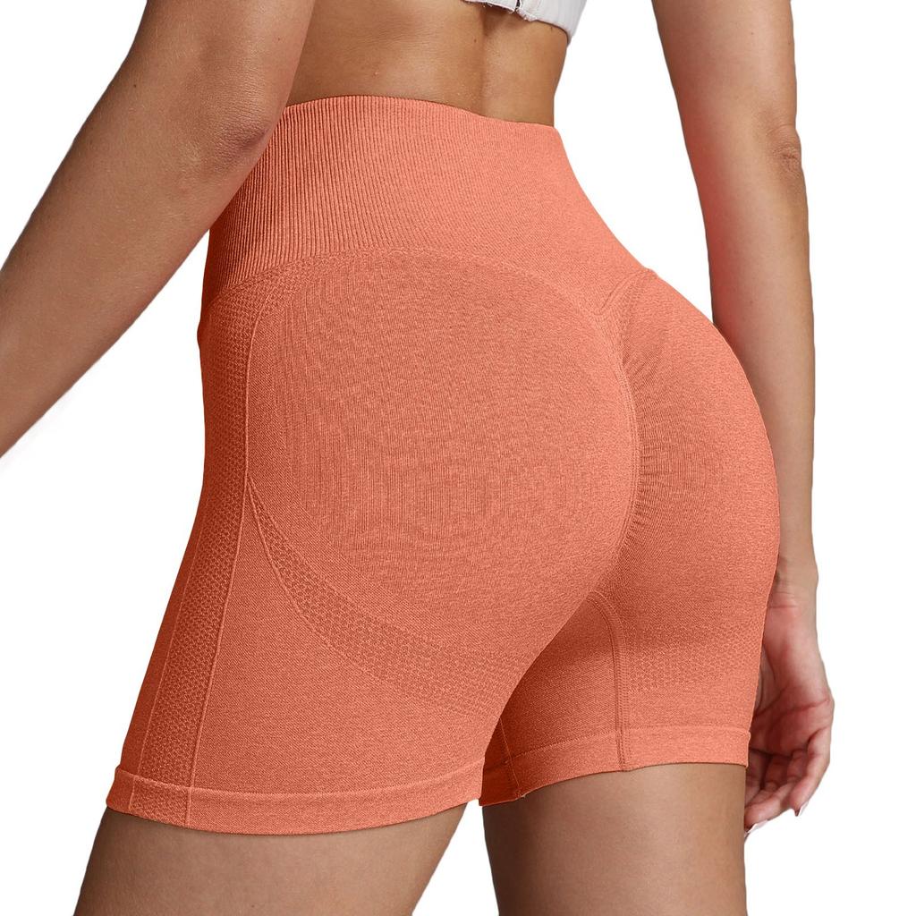 High Waist Seamless Yoga Shorts for Women Tummy Control Butt Lifting Stretchy Workout Running Activewear Bottoms