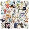 50 Absurd Fairy Tale Monster Graffiti Stickers Personalized Decoration Guitar Notebook Suitcase DIY Waterproof Stickers