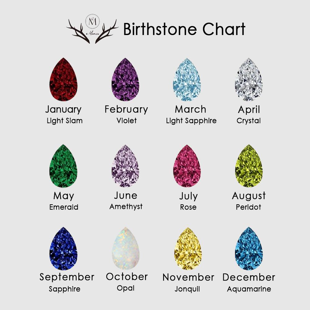 eManco Hot Sale Shiny Crystal Necklace Stainless Steel Teardrop Zirconia Pendant Women's Birthstone Collarbone Chain Wholesale