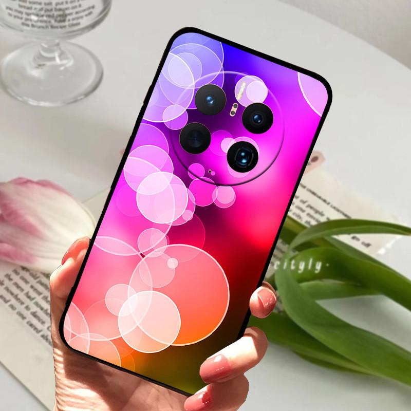 For Huawei Mate 50 Pro Case Cover Soft TPU Painted Funda Cases For Huawei Mate 50 Pro Cover Silicone Mate50 Pro 50Pro 50E Coque
