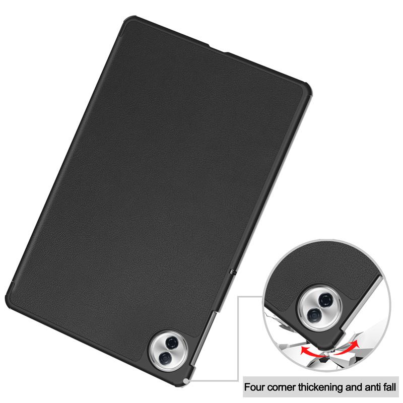 Custodia Flip Pieghevole Sottile in Pelle PU per Tablet Honor Pad 10 12.1 pollici Cover Guscio Posteriore in Plastica Dura Funda Coque