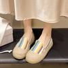 Women Flat Shoes Designer Casual Canvas Fisherman Shoes Retro Slip-on Loafers