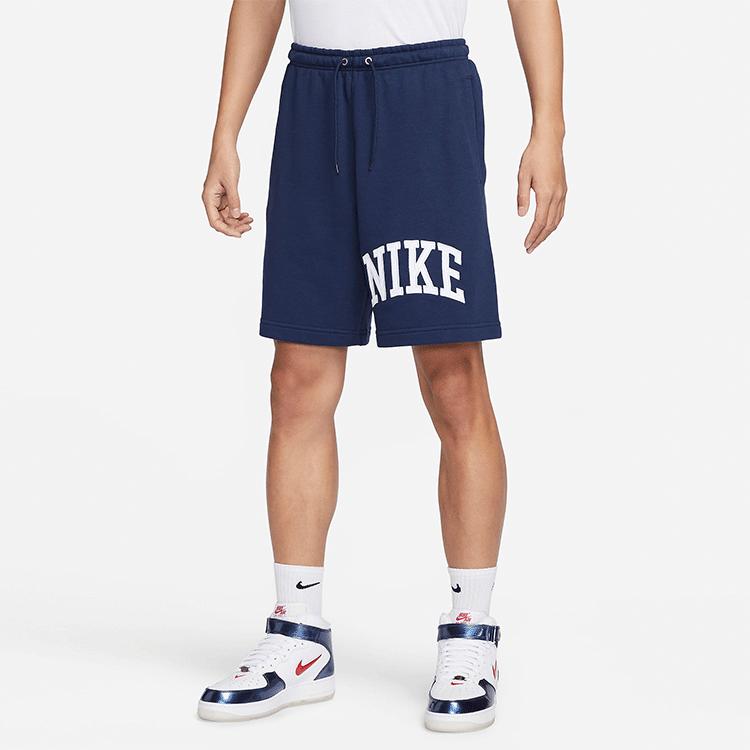 Nike Sportswear Casual Shorts Men's Midnight Marine Blue/White FQ4093-410