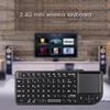 2,4 GHz Mini-Funktastatur Englisch/ES/FR Tastaturen mit TouchPad für Android TV Box/PC/Laptop