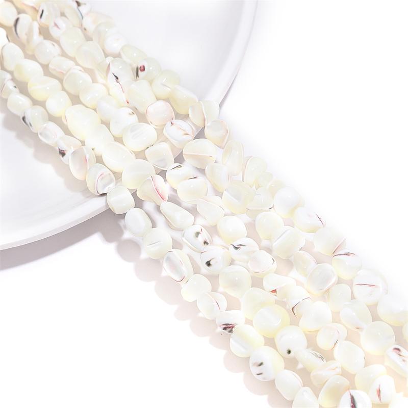 55Pcs Natural Colored Horseshoe Snail Irregular Leather Small Stone Beads For DIY Necklace Bracelet Earrings Jewelry Making