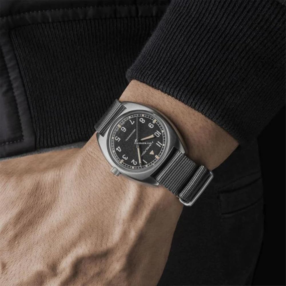 Hamilton H76419931 Khaki Pilot Mechanical Men's