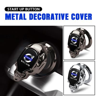 Car Engine Ignition Start Switch Protective Cover One-click Start Button Sticker For V40 V50 S40 S80 S90 XC90 S60 XC40 V60