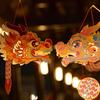 Handmade Dragon Head Lantern Glowing Luminous Handheld Lanterns Cartoon DIY Lantern  Children