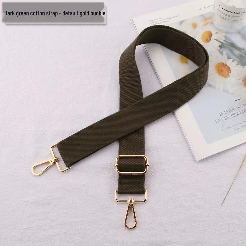 Crossbody Casual Solid Color Cotton Handbag with Adjustable Back Support Straps