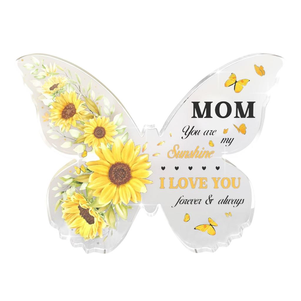 Today Prime For Mom Butterfly Shaped Acrylic Keepsake Gifts For Thanksgiving From Daughter Son Bulk Ornament DecoraçãO Para Casa