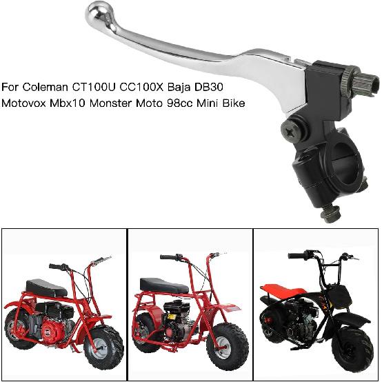 YOXUFA Mini Bike Brake Clutch Handle Lever For Coleman CT100U CC100X Baja DoodleBug DB30 Motovox MBX10 MBX11 Monster Moto 79Cc 97Cc Mini Bike